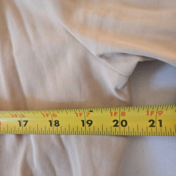 Zara Womens Lightweight Zip Up Snap Tab Sleeve Utility Jacket Beige Size Medium - Picture 10 of 14